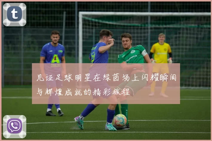 见证足球明星在绿茵场上闪耀瞬间与辉煌成就的精彩旅程